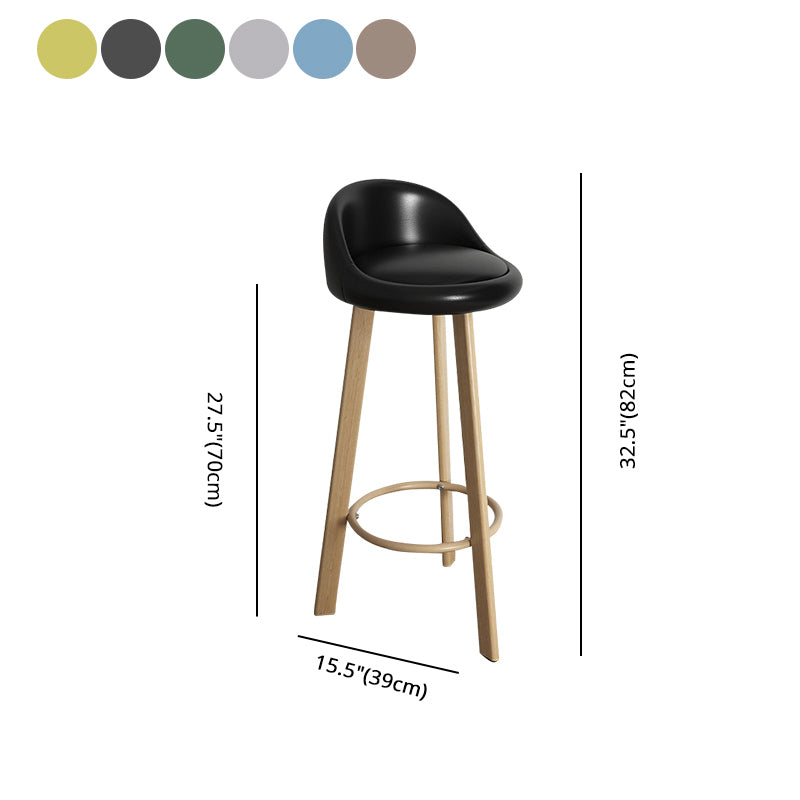 Taburete de bar sin brazos con respaldo moderno, taburete de bar de acero para el hogar con cojín