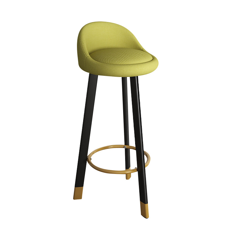 Sgabelli da bar per interni da 32,5 "in tessuto