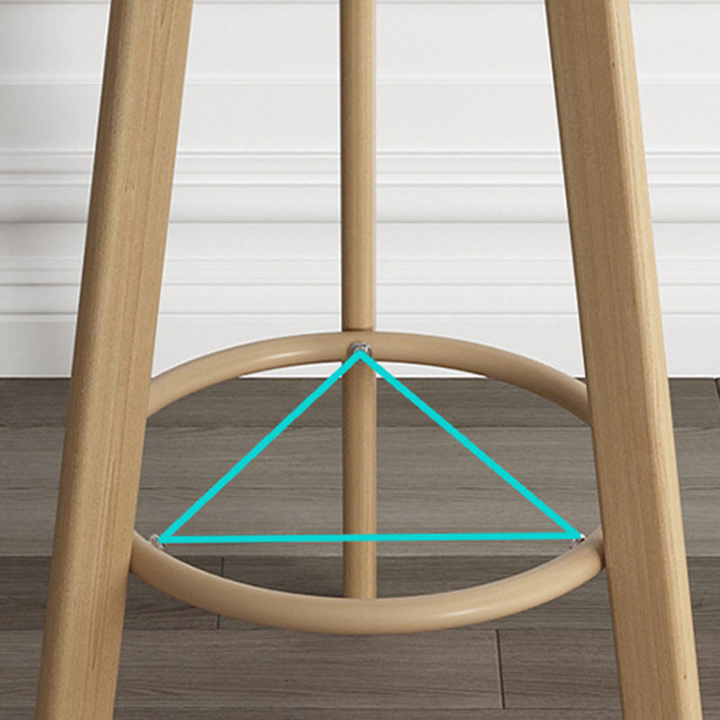 Sgabelli da bar per interni da 32,5 "in tessuto