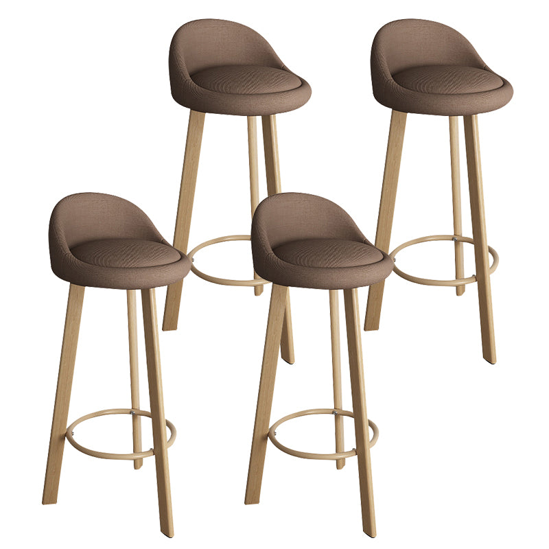 Sgabelli da bar per interni da 32,5 "in tessuto