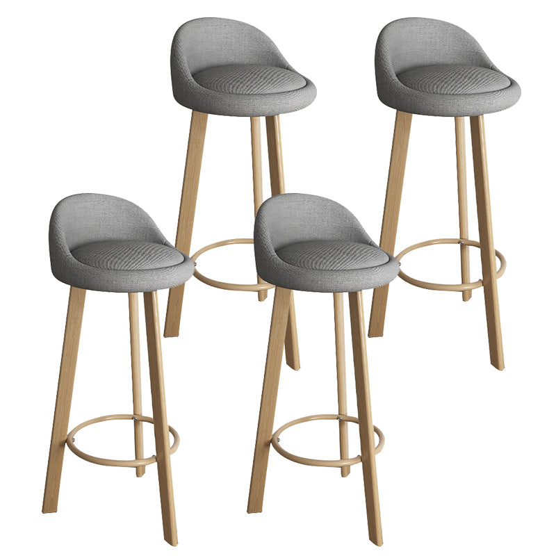 Sgabelli da bar per interni da 32,5 "in tessuto