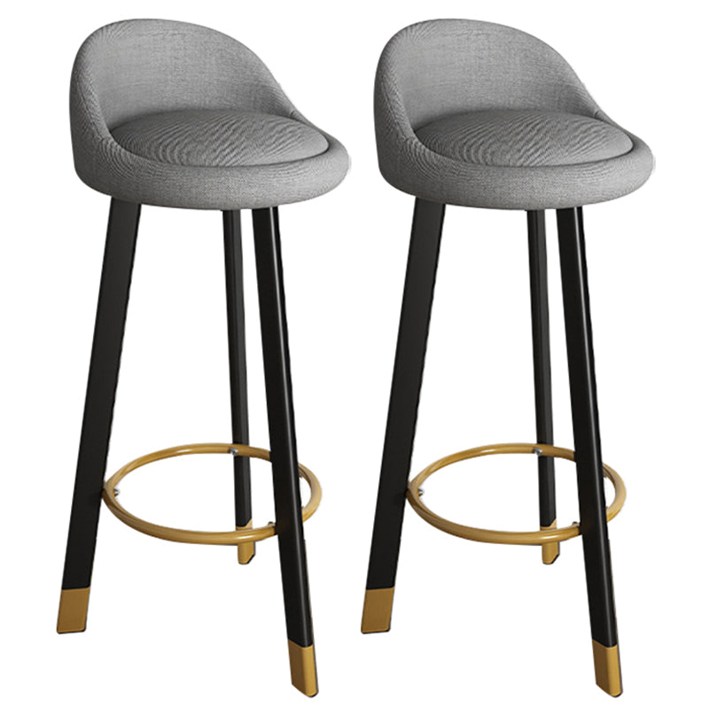 Sgabelli da bar per interni da 32,5 "in tessuto