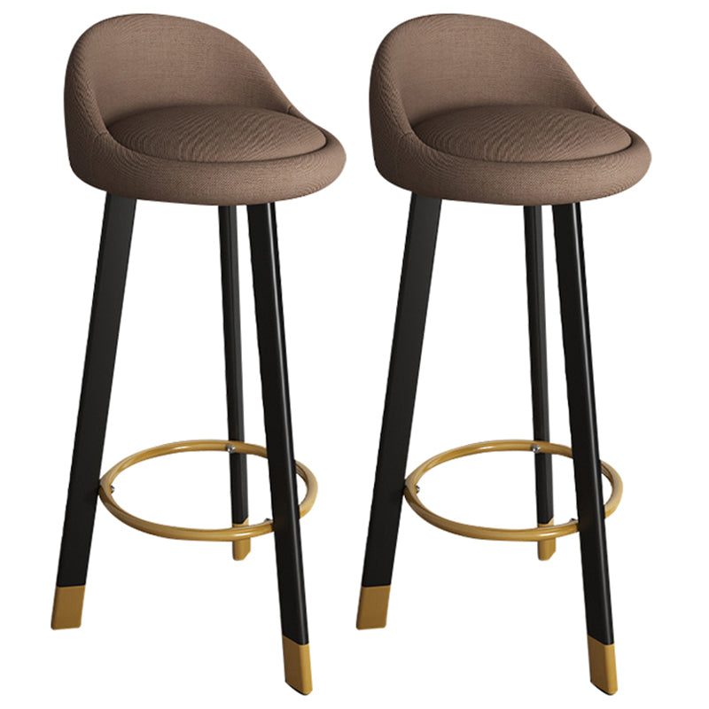 Sgabelli da bar per interni da 32,5 "in tessuto