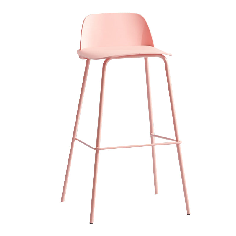 Comptoir et tabouret de bar en plastique moderne, repose-pieds rectangulaire, tabouret de bar d'intérieur