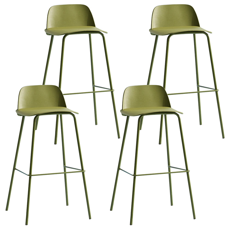 Comptoir et tabouret de bar en plastique moderne, repose-pieds rectangulaire, tabouret de bar d'intérieur