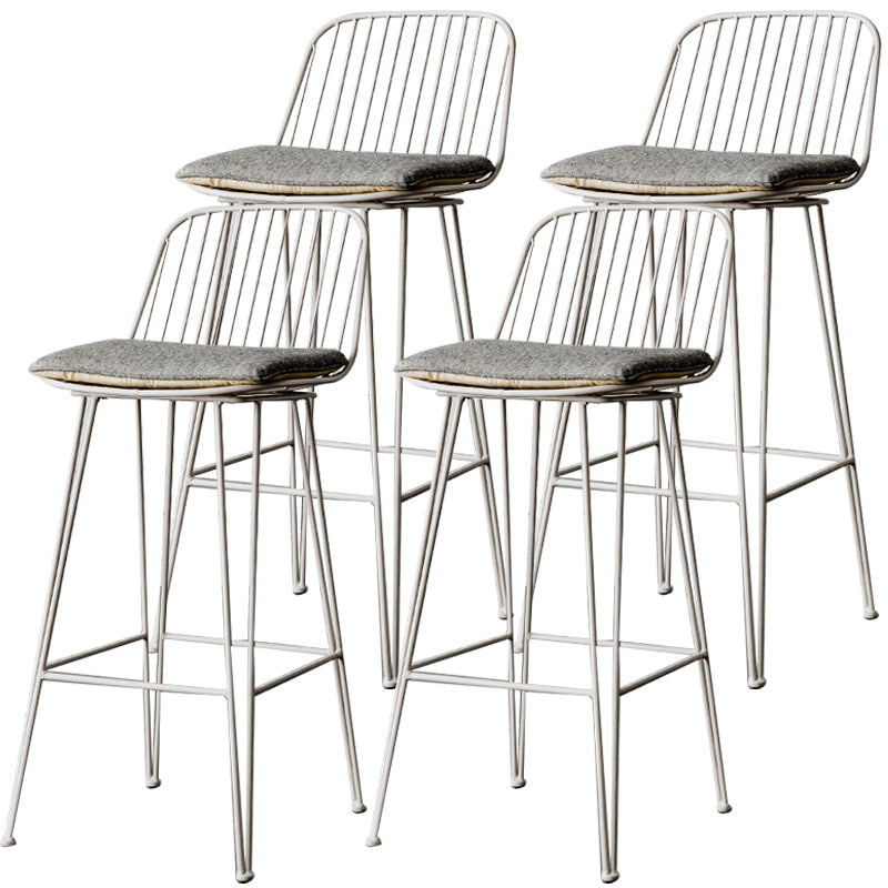 Industrieel ijzer Simple Barstool 26 "H indoor hoge kruk met rechthoekstoel