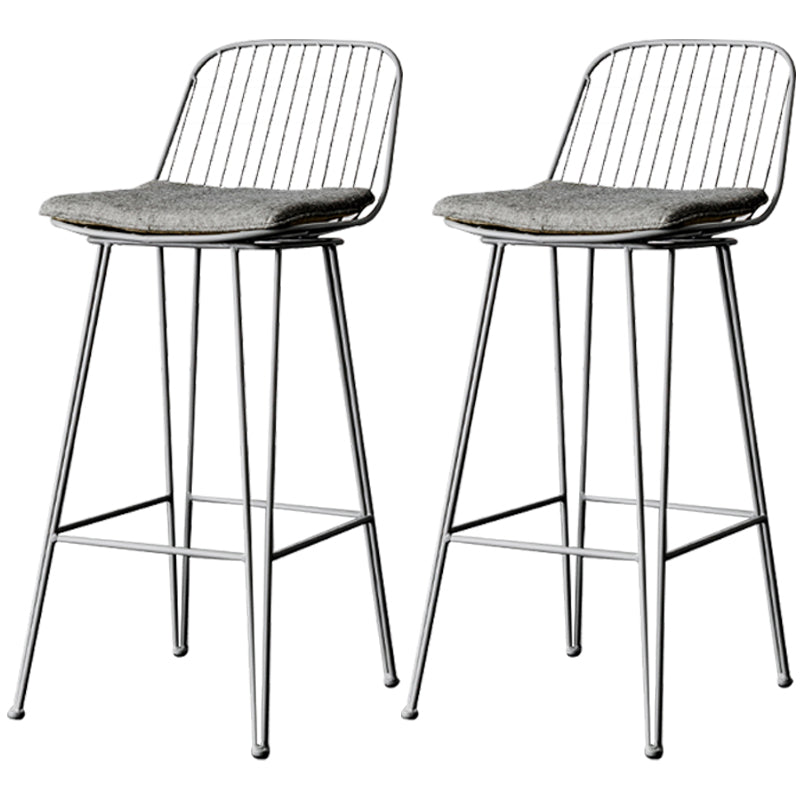 Industrieel ijzer Simple Barstool 26 "H indoor hoge kruk met rechthoekstoel