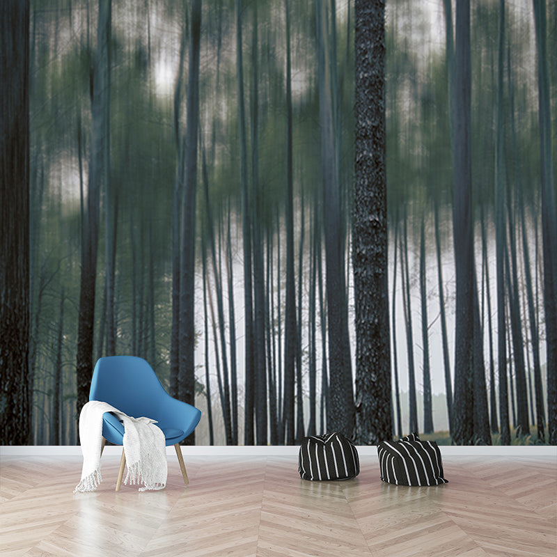 Forest Landscape Wall Mural Moisture Resistant Wall Decor, Personalized Size