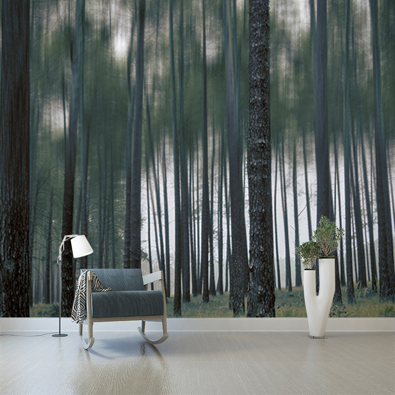 Forest Landscape Wall Mural Moisture Resistant Wall Decor, Personalized Size