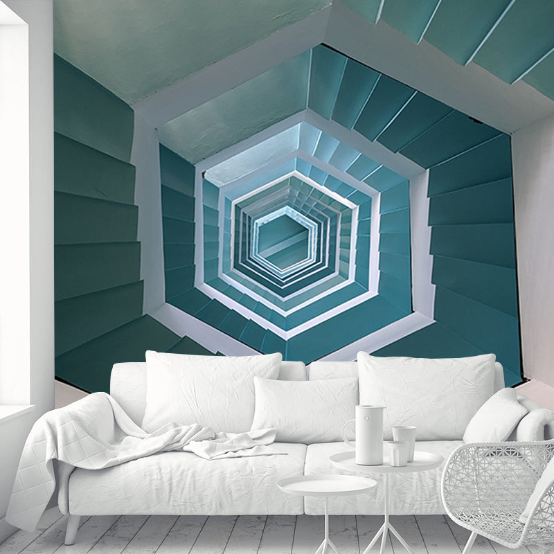 Interior Design Mural Decal Moisture Resistant Wall Decor for Living Room