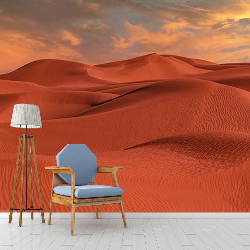 Photography Desert Scenery Wall Murals for Living Room, Moisture Resistant