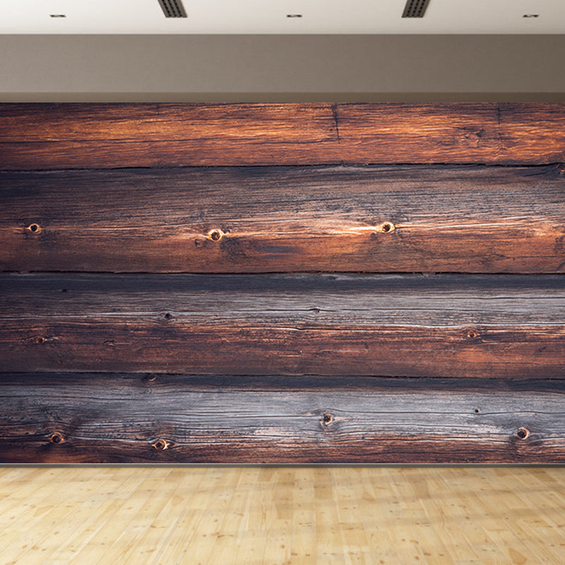Industrial Wood Grain Wall Mural Home Living Room Bedroom Decals, Personalized Size