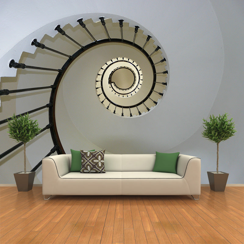 Space Extension Wall Mural Mildew Resistant Wall Covering for House Interior