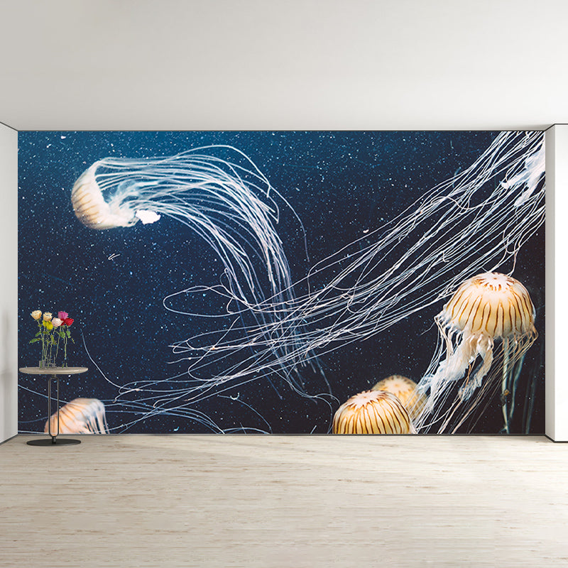 Sea Creatures Murals Water Resistant Wall Covering for Gust Room Bedroom
