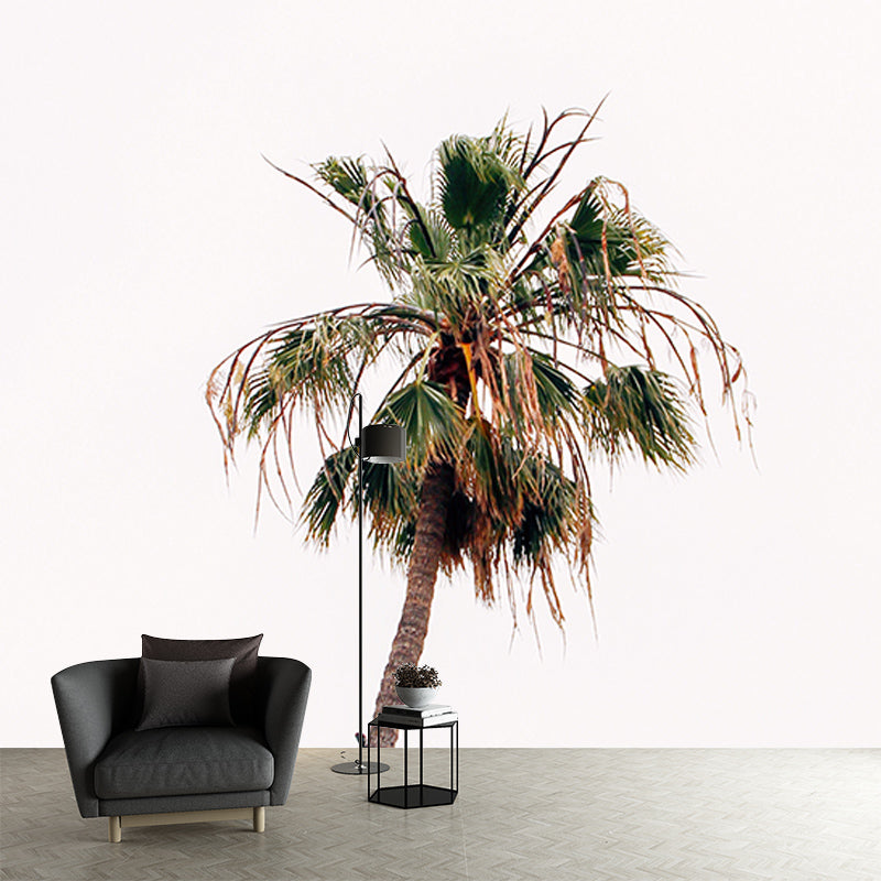 Tropical Trees Murals Water Resistant Wall Covering for Gust Room Bedroom