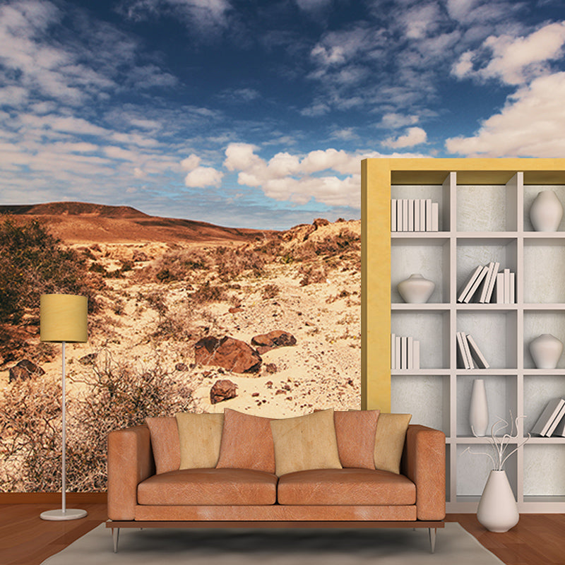 Dry Desert Murals for Living Room Bedroom Decoration, Personalized Size Available