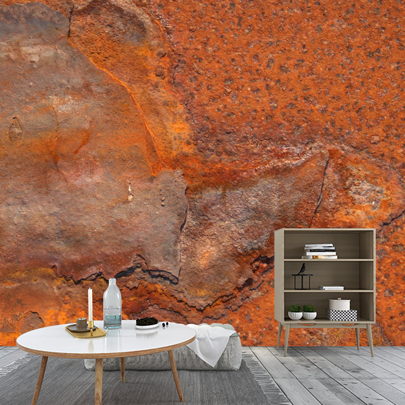 Metal Mural Wallpaper Contemporary Wall Covering for Living Room, Waterproofing