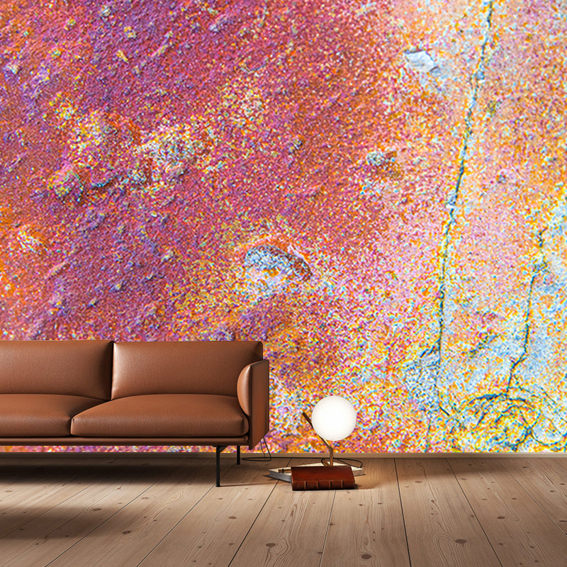 Rusty Metal Wall Mural Wallpaper for Living Room Bedroom, Moisture Resistant