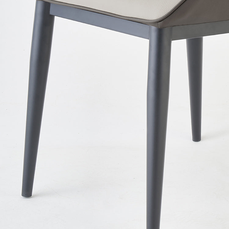 Contemporary Style Dining Room Chairs Dining Wingback Arm Chair with Metal Legs