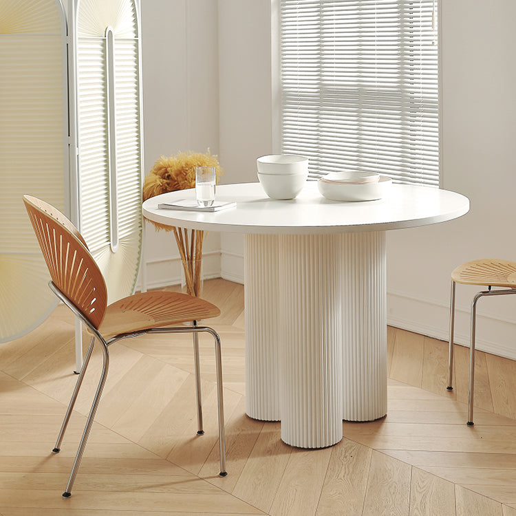 35,4 pollici round 3 gambe tavolo a tre colori Stile di semplicità con legno massiccio