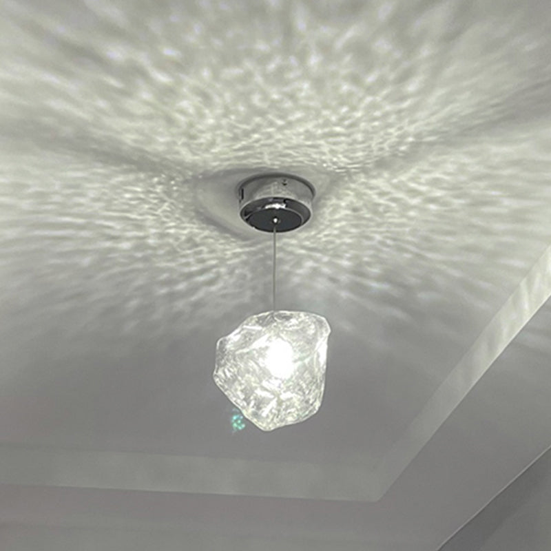 Glass Hanging Pendant Lights Contemporary Suspension Lamp for Bedroom