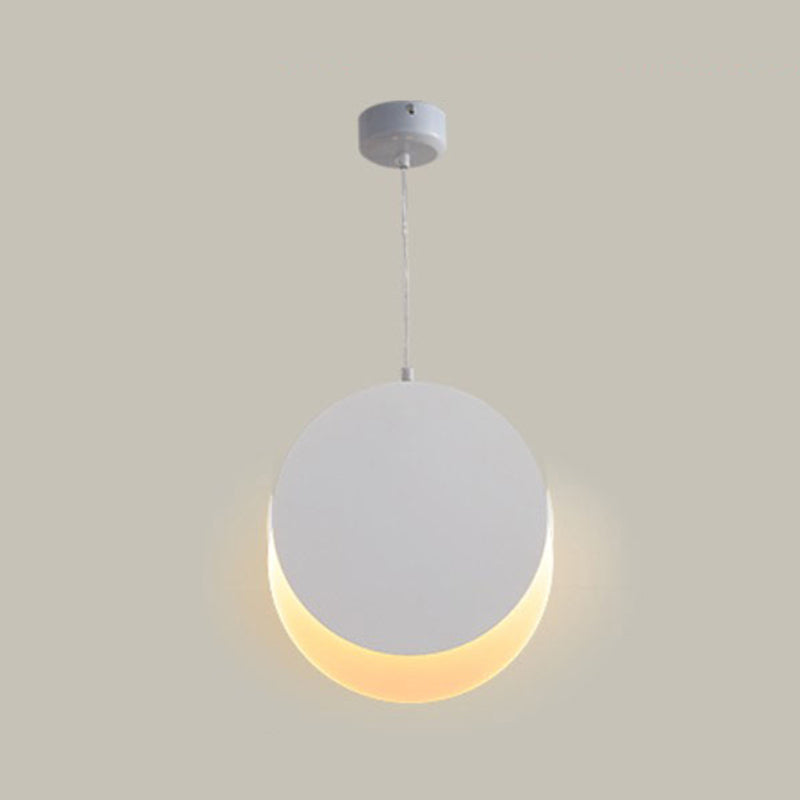 LED Contemporary Suspension Pendant Metal Hanging Pendant Lights for Bedroom