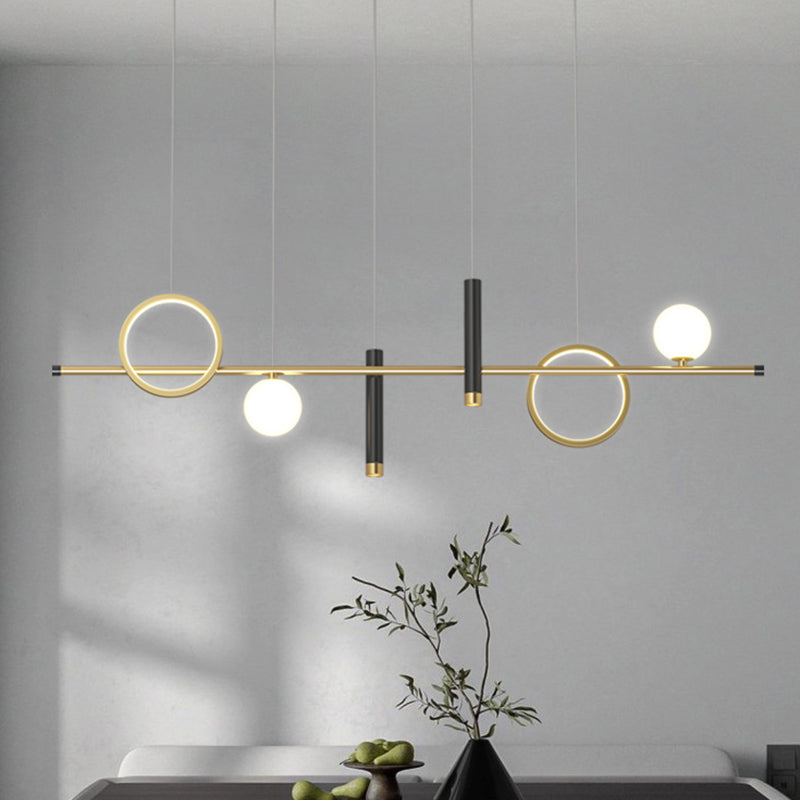 Modern Style Island Light LED Simple Chandelier Light Fixture for Dining Room