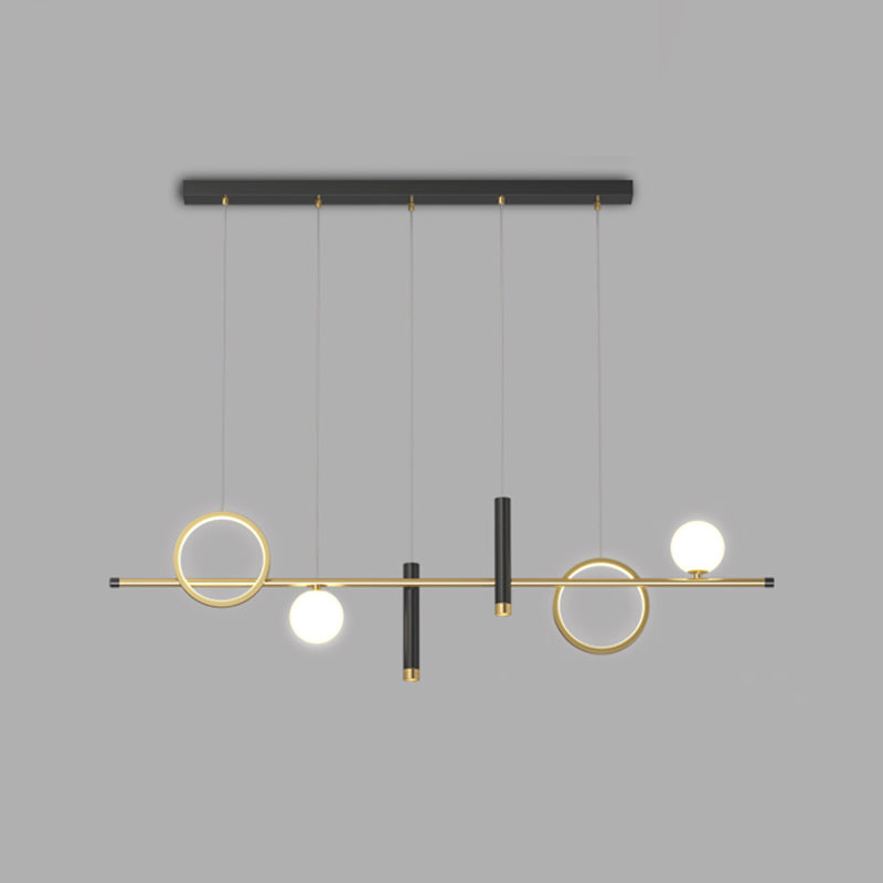 Modern Style Island Light LED Simple Chandelier Light Fixture for Dining Room