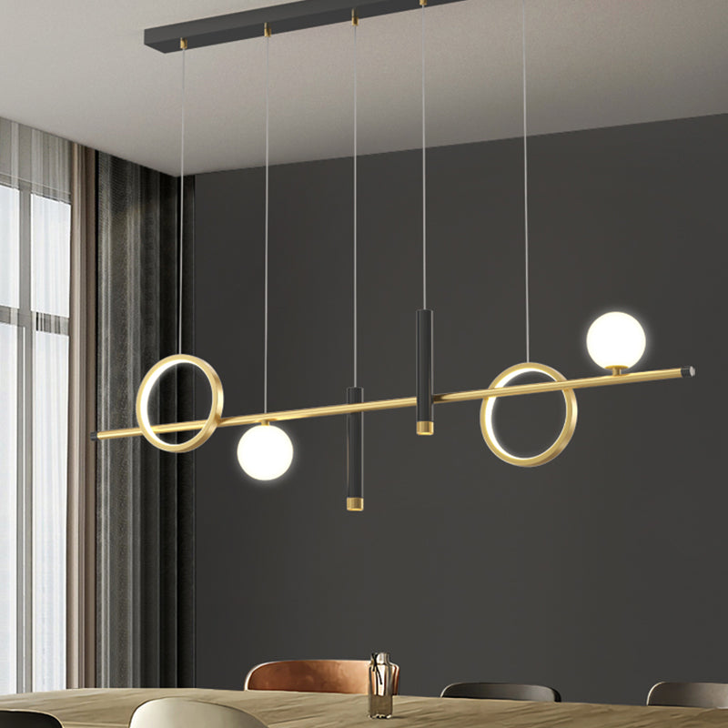 Modern Style Island Light LED Simple Chandelier Light Fixture for Dining Room