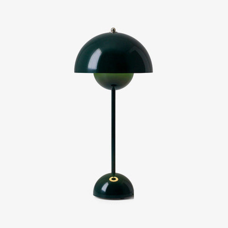 Metal Flower Shape Table Lamp Modern Style Colorful Table Lamp for Bedroom