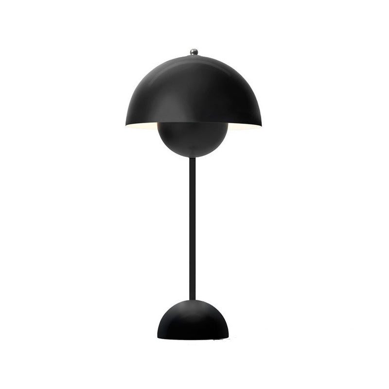 Metal Flower Shape Table Lamp Modern Style Colorful Table Lamp for Bedroom