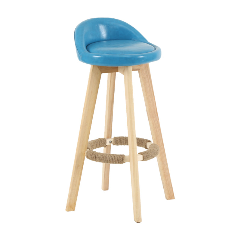 Moderne Rückenlehne, drehbar, Thekenhocker, Holz, für Haushalt, Bar, Holz, mit Kissen