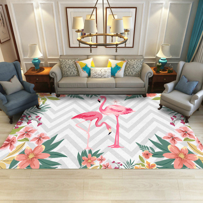 Light Brown Feather Rug Polyester Minimalist Rug Non-Slip Backing Rug for Drawing Room