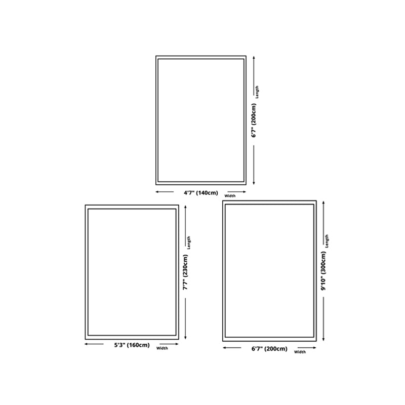 Light Brown Feather Rug Polyester Minimalist Rug Non-Slip Backing Rug for Drawing Room