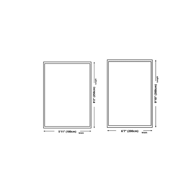 Beige Modern Carpet Polyester Irregular Line Carpet Washable Carpet for Home Decor