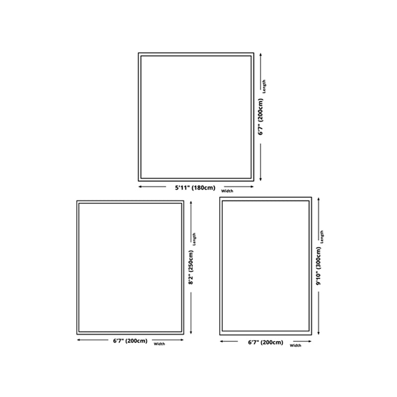 Gold Line Rug Polyester Modern Rug Non-Slip Backing Rug for Living Room