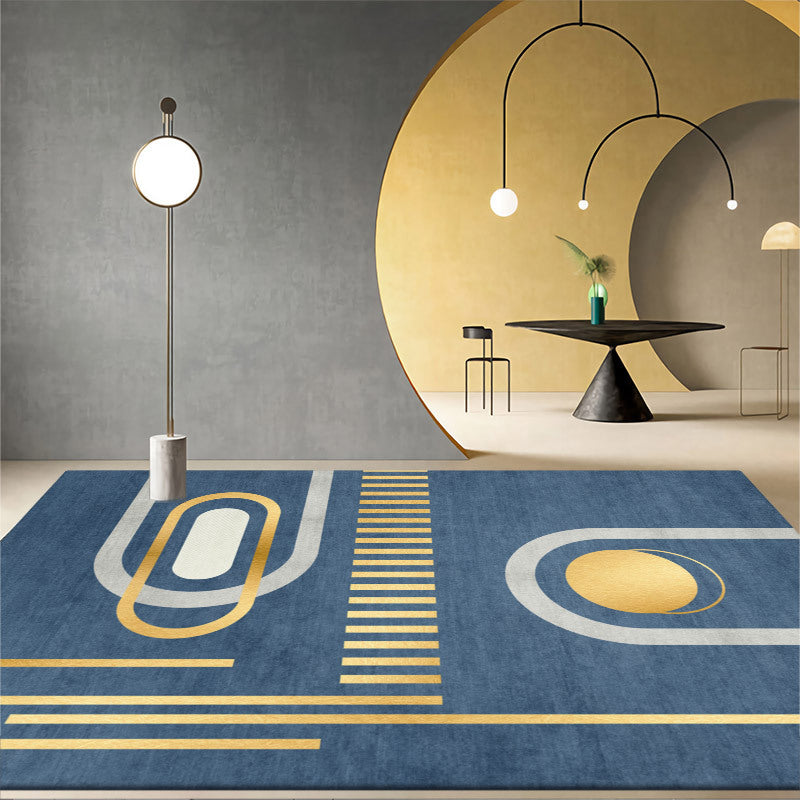 Alfombra nórdica nórdica poliéster alfombra alfombra de respaldo sin deslizamiento para salón para salón