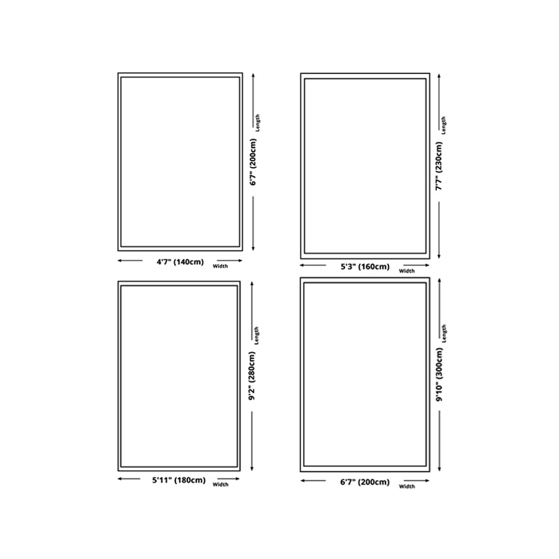 Alfombra nórdica nórdica poliéster alfombra alfombra de respaldo sin deslizamiento para salón para salón
