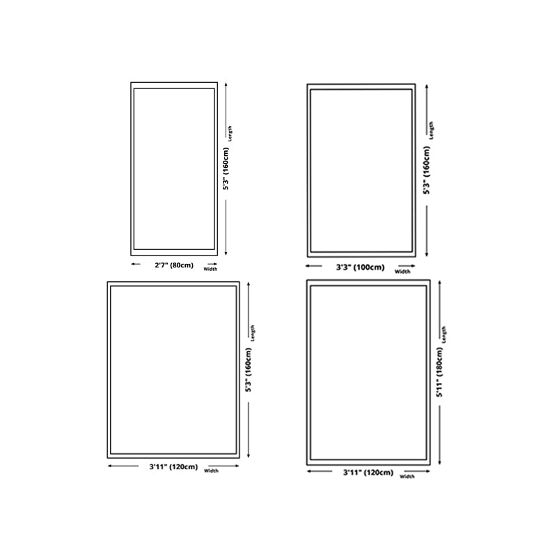 Army Simple Simple Polyester Block Blog Alfombra sin deslizamiento Alfombra para el salón para el salón