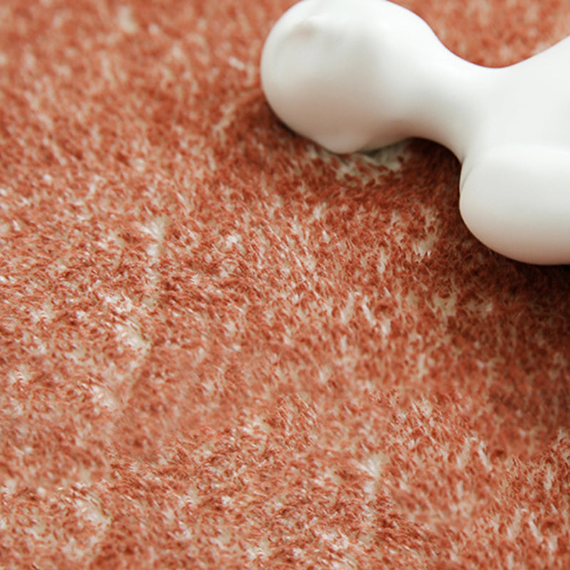 Alfombra de color naranja alfombra poliéster no deslizante para mascotas lavables son alfombra para sala de estar