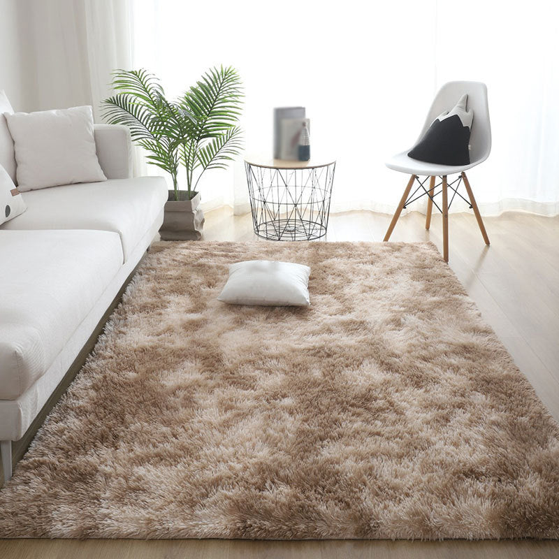 Moderner Wohnzimmer Teppich Trendy Krawatte Farbstoff Teppich Polyester Shag Teppich Nicht rutschfest