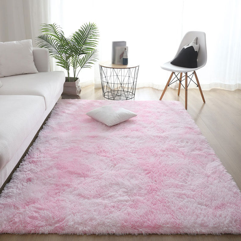 Moderner Wohnzimmer Teppich Trendy Krawatte Farbstoff Teppich Polyester Shag Teppich Nicht rutschfest