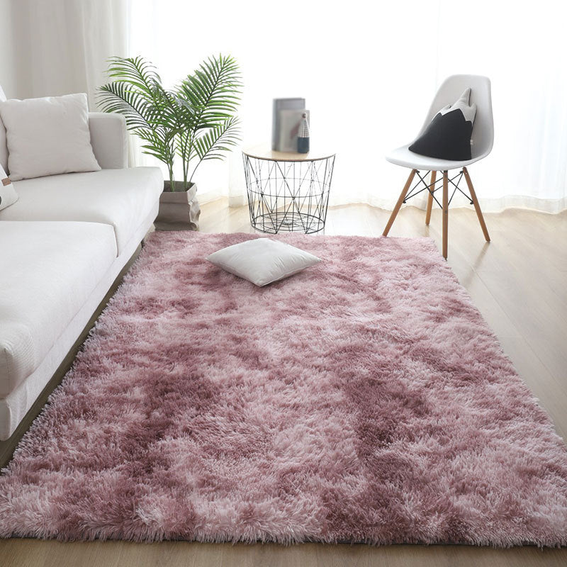 Moderner Wohnzimmer Teppich Trendy Krawatte Farbstoff Teppich Polyester Shag Teppich Nicht rutschfest