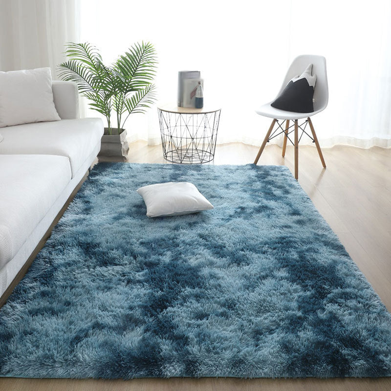 Moderner Wohnzimmer Teppich Trendy Krawatte Farbstoff Teppich Polyester Shag Teppich Nicht rutschfest