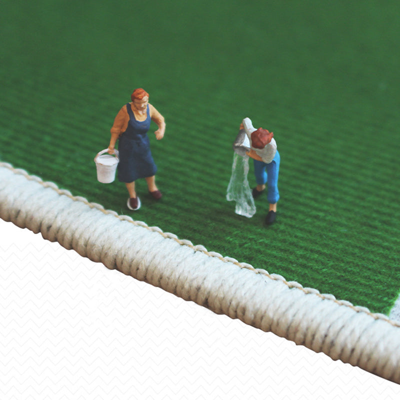 Alfombra geométrica contemporánea alfombra de interior de cuidado de cuidado fácil para sala de estar para sala de estar