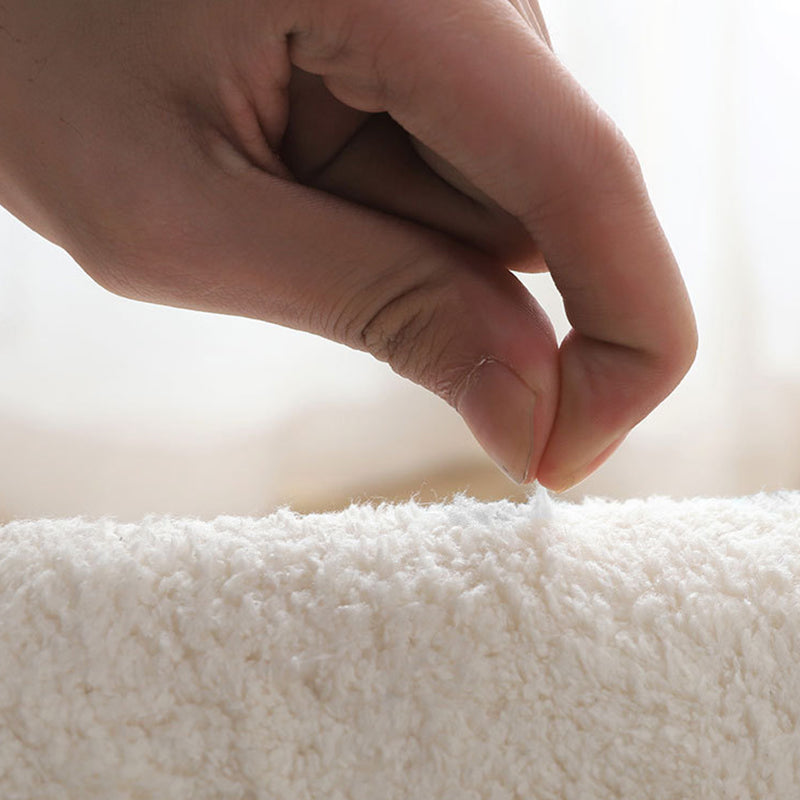 Yellow Check Rug Polyester Simple Rug Stain Resistant Rug for Home Decor