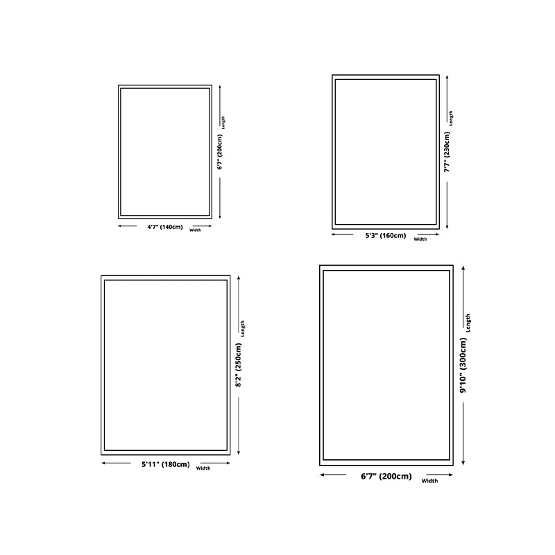 White Modern Rug Polyester Pattern Rug Stain Resistant Rug for Home Decor