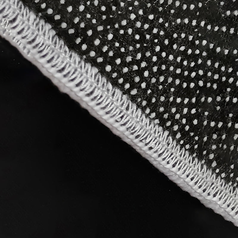 Light Gray Modern Rug Polyester Pattern Area Rug Stain Resistant Rug for Home Decor