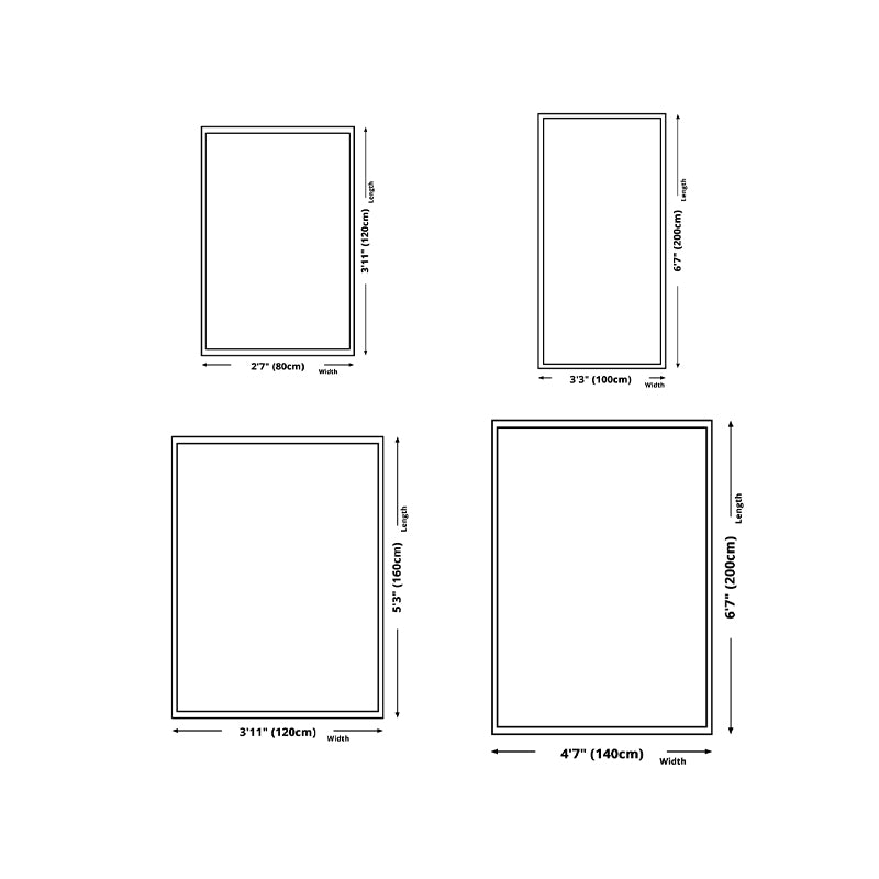 Rapis de couleur polyester de tapis de couleur polyester blanc tapis lavable pour salle de dessin