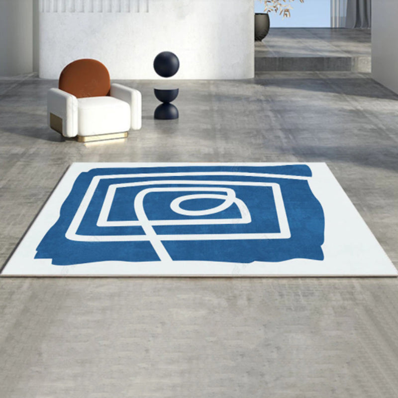 Carpet Washable Nordic Rug Polyester Stain Resistant Indoor Rug for Living Room